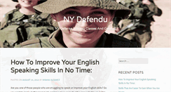 Desktop Screenshot of nydefendu.com